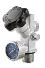 NOS 16137NOS SUPER HI-FLO BOTTLE VALVE W/BLUE GAUGE
