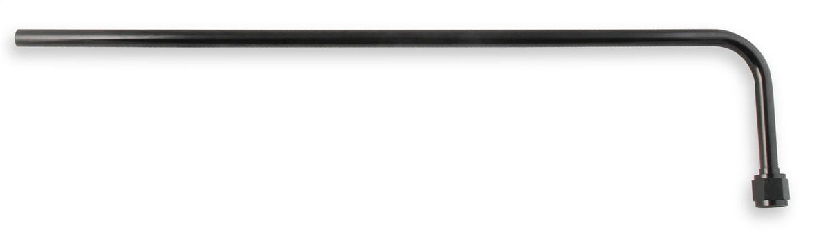 NOS 16161NOS BOTTLE BLOW DOWN TUBE, BLACK, 90 DEG