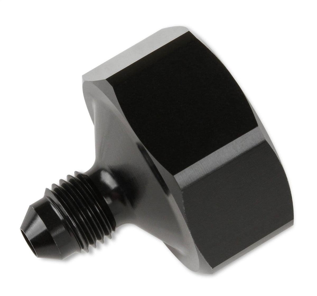 NOS 16221NOS 4AN-660 BOTTLE NUT ADAPTER-AL7075-BLACK