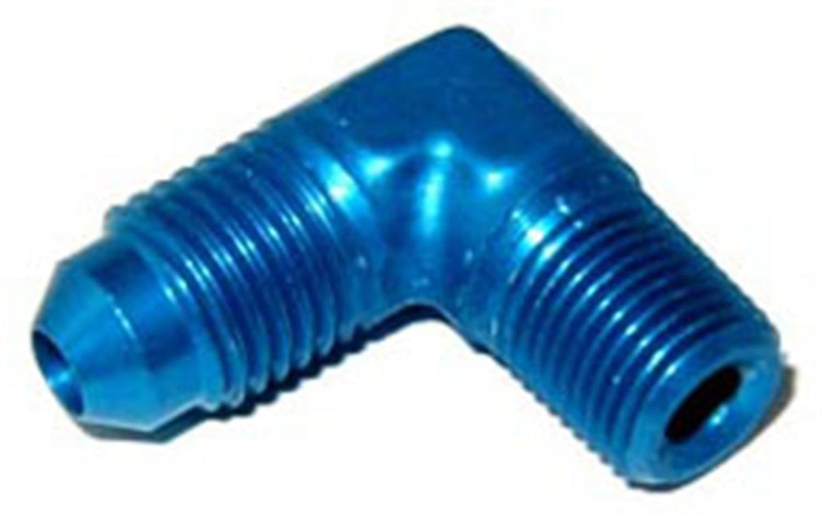 NOS 17660NOS 90 ADAPT-4AN X 1/8NPT BLUE