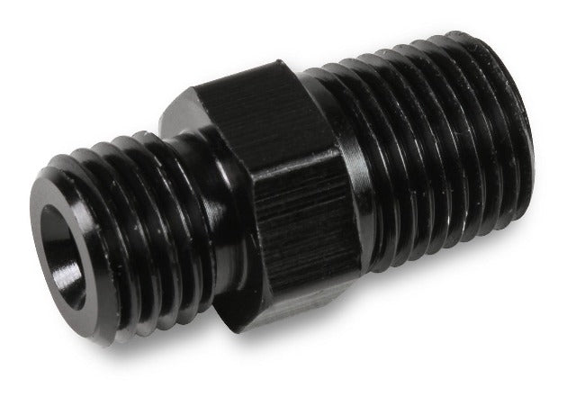 NOS 17943NOS FLARE JET ADAPTOR, ALUMINUM, BLACK