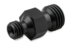 NOS 17958NOS FLARE JET ADAPTOR-1/4-28 ALUMINUM BLACK