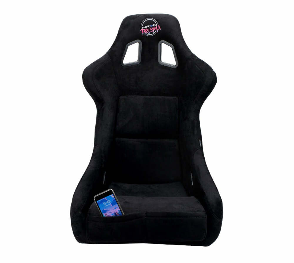 NRG Innovations FRP And Carbon Fiber Buckets Seats Singles FRP-302BK-PRISMA