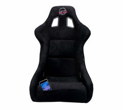 NRG Innovations FRP And Carbon Fiber Buckets Seats Singles FRP-302BK-PRISMA
