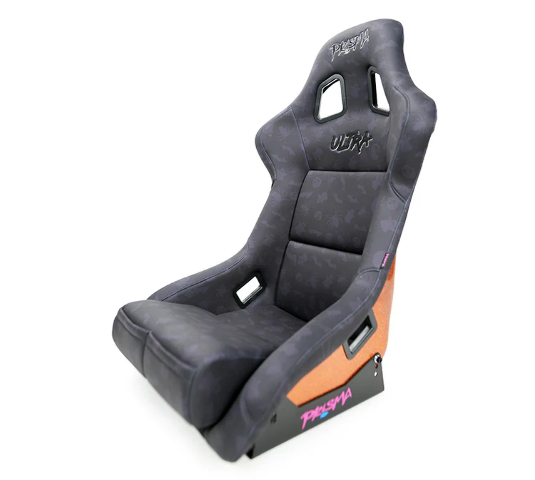 NRG Innovations FRP And Carbon Fiber Buckets Seats Singles FRP-302BK-SPOOKY