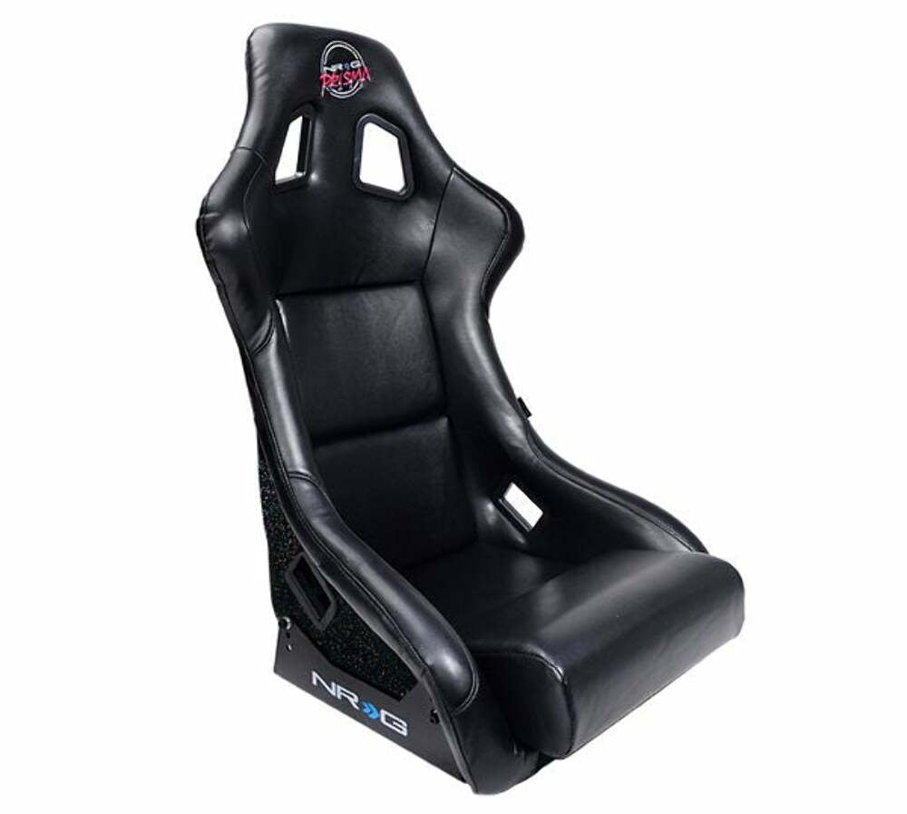 NRG Innovations FRP And Carbon Fiber Buckets Seats Singles FRP-302BK-V