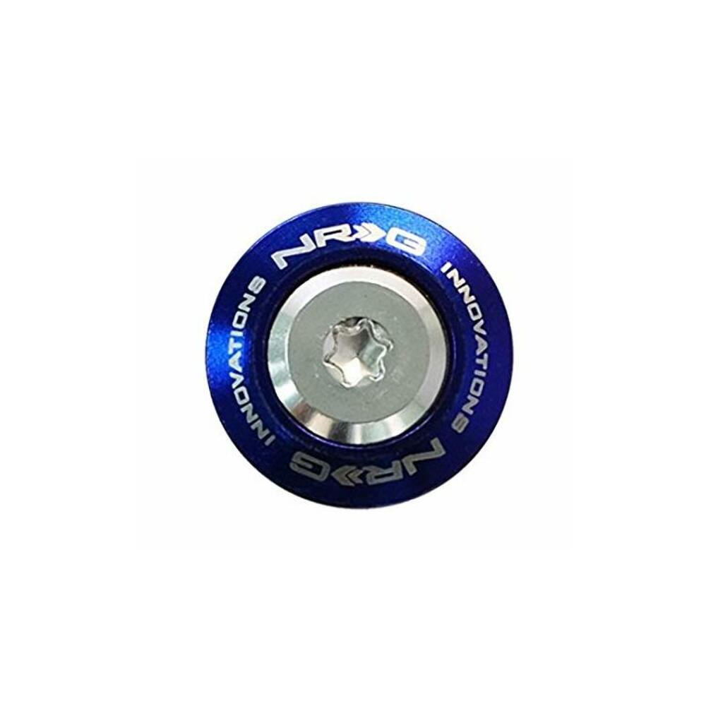 NRG Innovations Fender Washer Kit Titanium Series M6 Size (Fits 10mm Bolts) - Rivets for Plastic FW-200TS