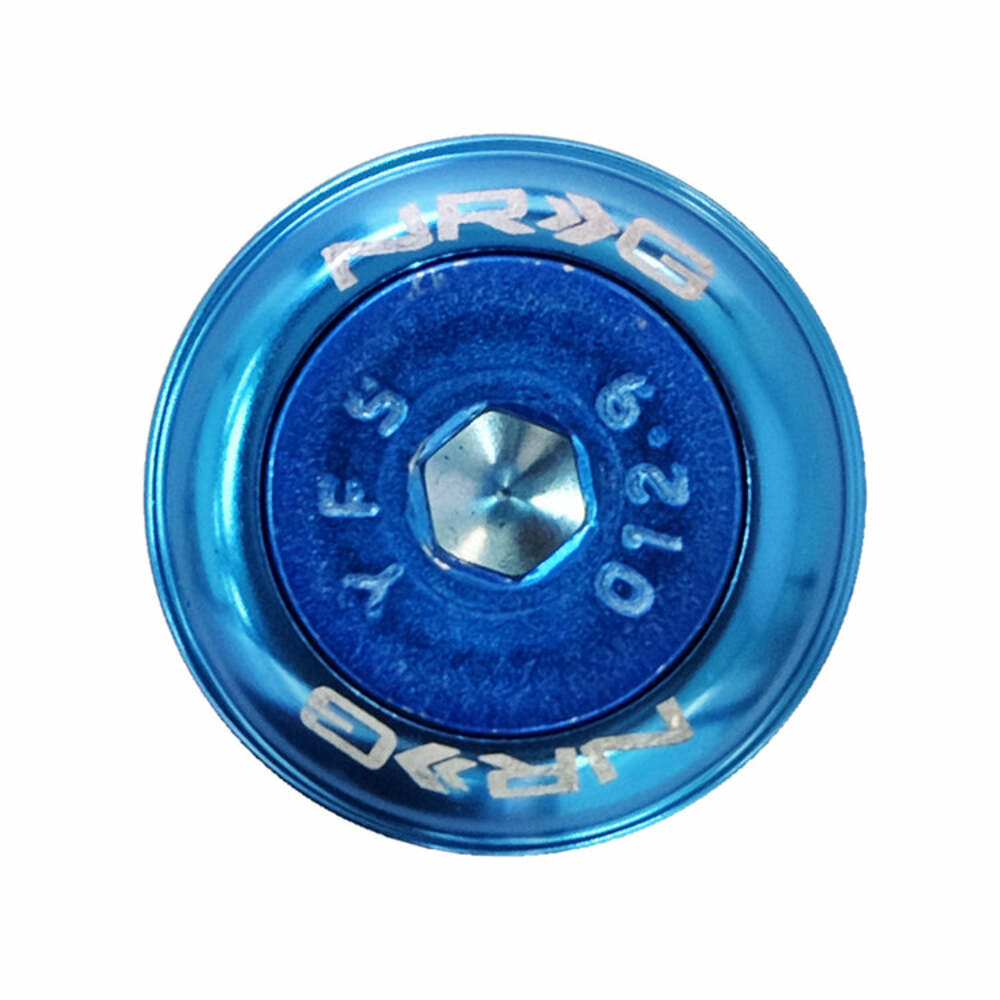 NRG Innovations Fender Washer Kits with Color Matched Bolts M8 Size (fits 12mm bolts)- Rivets for Metal FW-800BL
