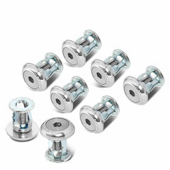 NRG Innovations Fender Washer Kits with Color Matched Bolts M8 Size (fits 12mm bolts)- Rivets for Metal FW-800SL