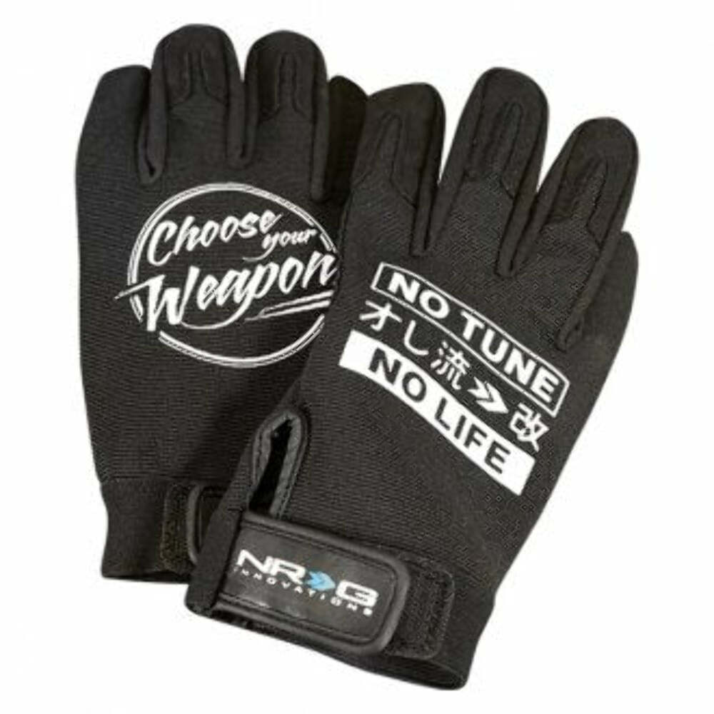 NRG Innovations Mechanical Gloves GS-200BK-M