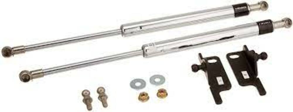 NRG Innovations Hood Damper Kit Polished HD-300