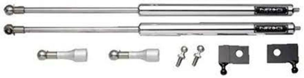 NRG Innovations Hood Damper Kit Polished HD-500