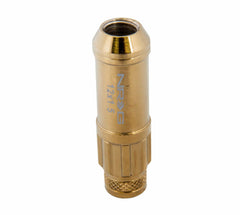 NRG Innovations 700 Series Steel Lugnuts Long M12 X 1.5 Chrome Gold LN-LS700CG-21