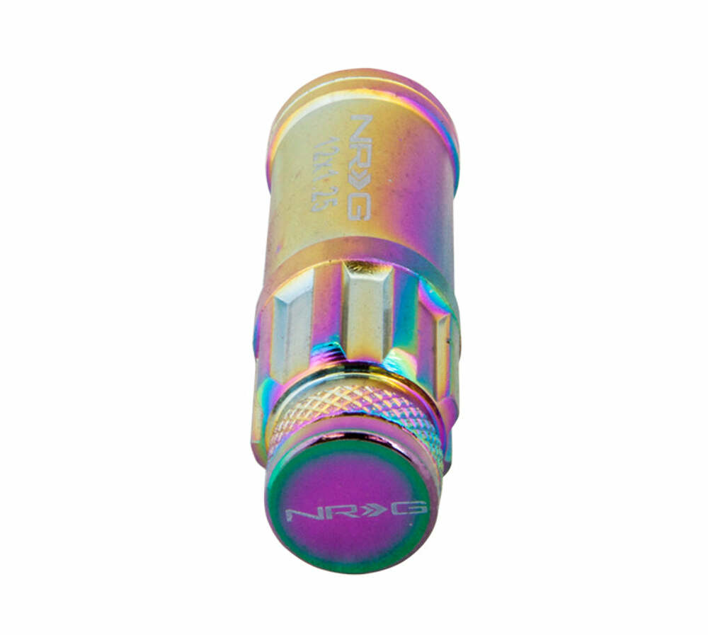 NRG Innovations 700 Series Steel Lugnuts Long M12 X 1.5 Neo Chrome LN-LS700MC-21