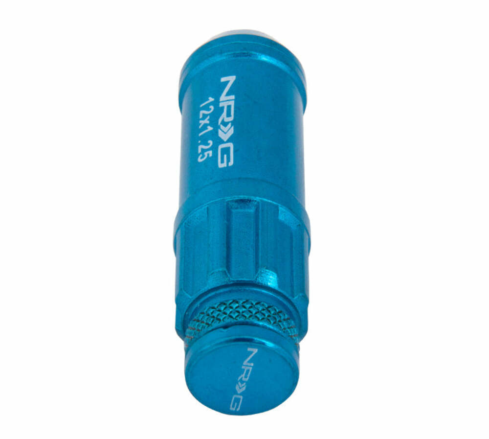 NRG Innovations 710 Series Steel Lug Nuts - Blue LN-LS710BL-21