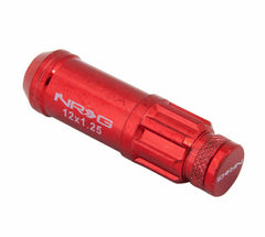 NRG Innovations 710 Series Steel Lug Nuts - Red LN-LS710RD-21