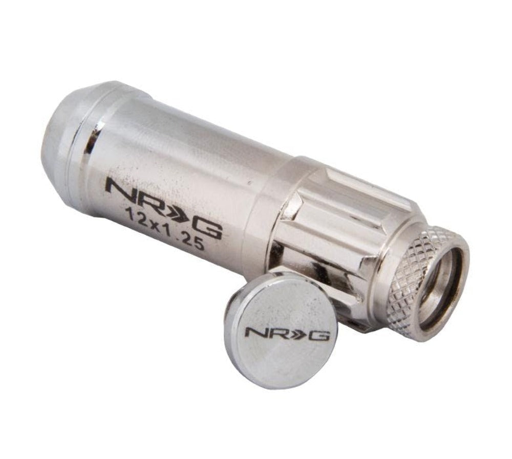 NRG Innovations 710 Series Steel Lug Nuts - Silver LN-LS710SL-21