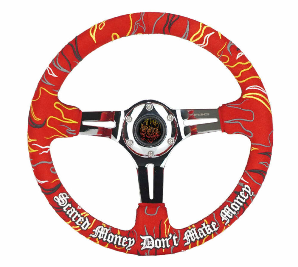 NRG Innovations RYAN LITTERAL V3 STEERING WHEEL RST-018CH-RLR