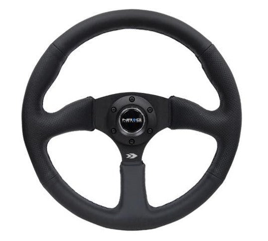 NRG Innovations 350MM 2 inch DEEP STEERING WHEEL RST-023MB-R