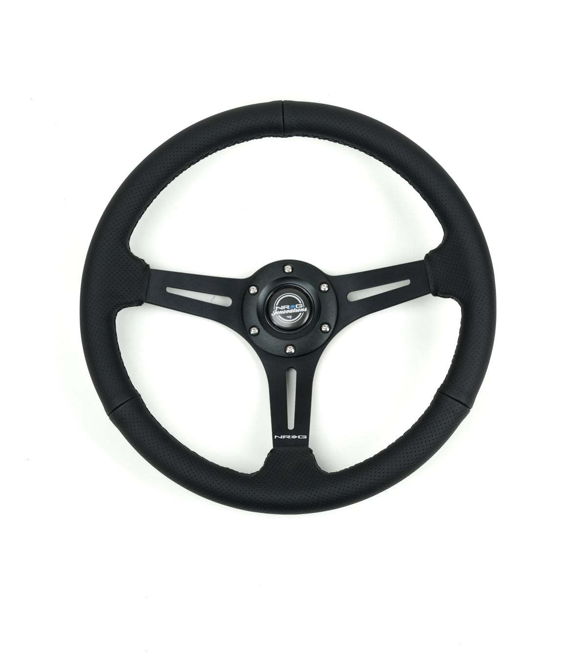NRG Innovations Reinforced Steering Wheel RST-030PR-BK
