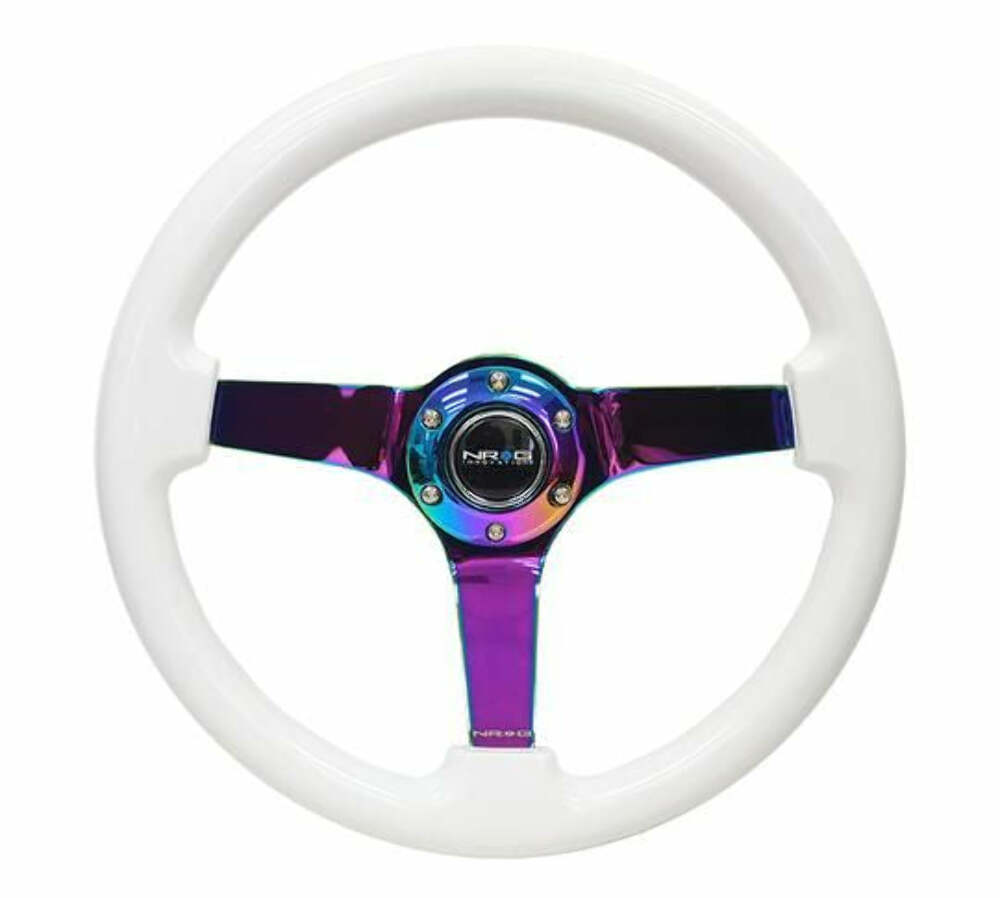 NRG Innovations Reinforced Steering Wheel RST-036WT-MC