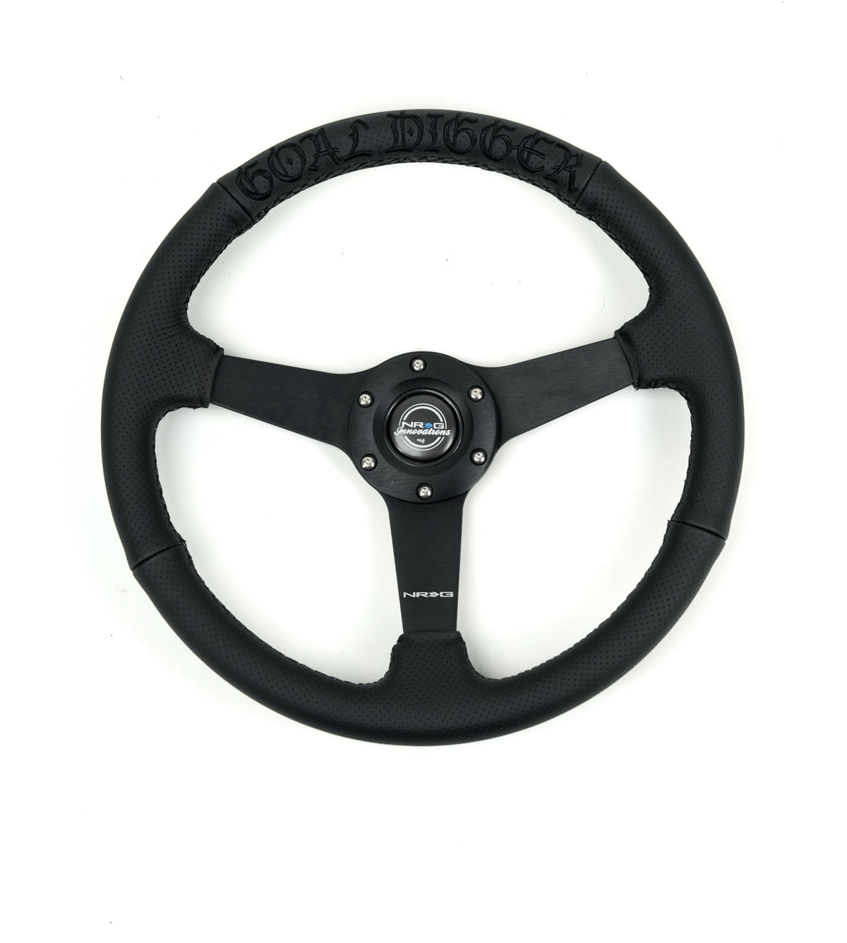 NRG Innovations Reinforced Steering Wheel RST-037MB-BGD-R