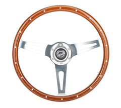 NRG Innovations CLASSIC 380MM MAHOGANY WOOD GRAIN STEERING WHEEL