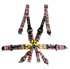 NRG Innovations FIA Racing Camlock 6PT Harness w/ HANS SBH-HRS6PCPKCAMO