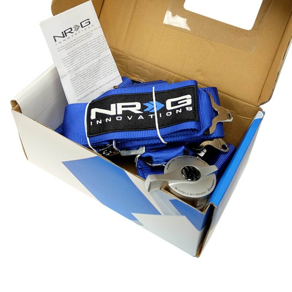 NRG Innovations 5pt Seat Belt Harness Cam Lock SBH-R6PC BL