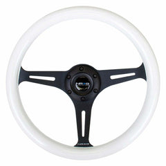 NRG Innovations Steering Wheels Wood Grain ST-015BK-GL/PP