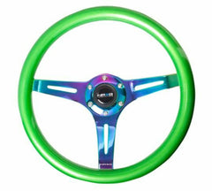 NRG Innovations Steering Wheels Wood Grain ST-015MC-GN