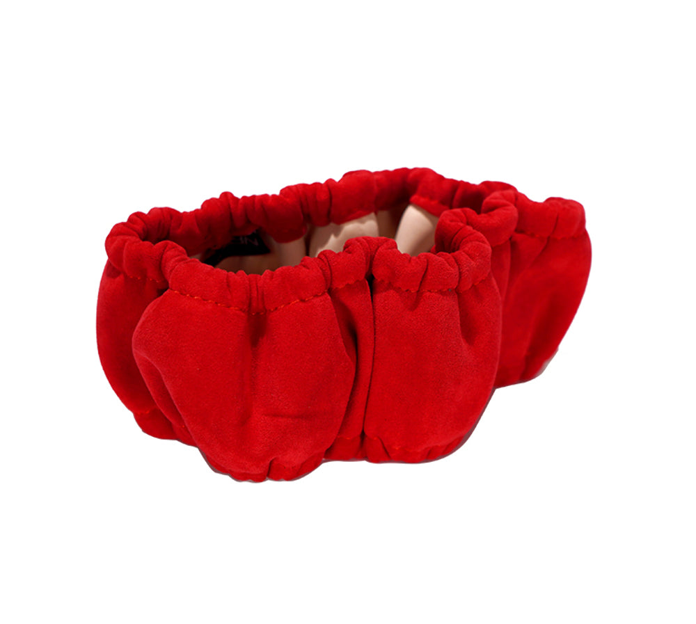 NRG Innovations Steering Wheel Cover, Red stretch micro fiber with NRG Tag  SWC-001RD