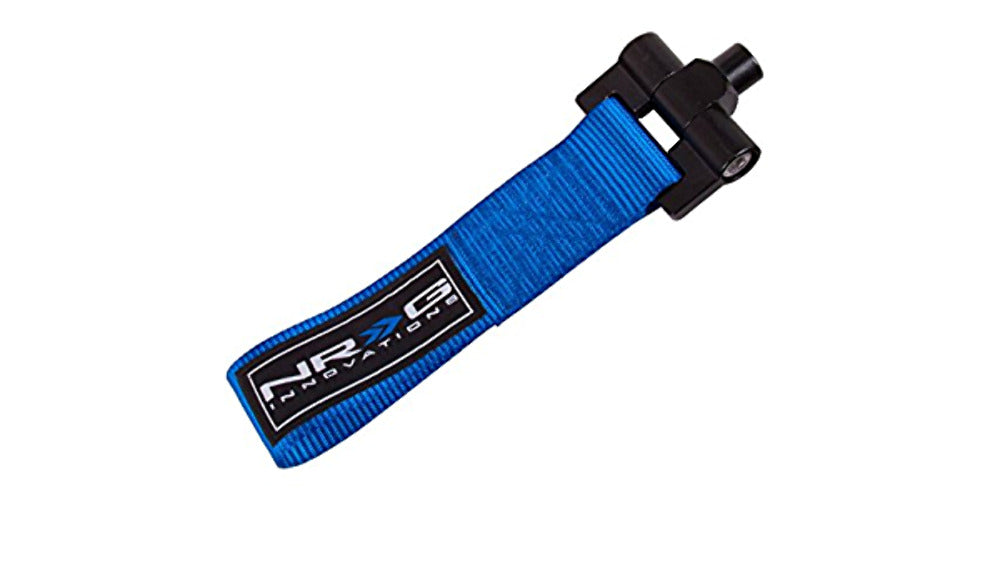 NRG Innovations Tow Straps Bolt In - Car specific TOW-141BL