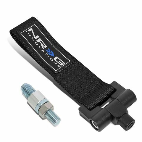 NRG Innovations Tow Straps Bolt In - Car specific TOW-E30BK