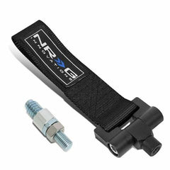 NRG Innovations Tow Straps Bolt In - Car specific TOW-E30BK