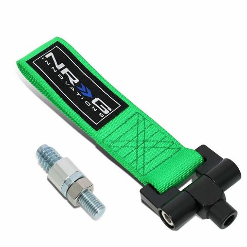 NRG Innovations Tow Straps Bolt In - Car specific TOW-E30GN