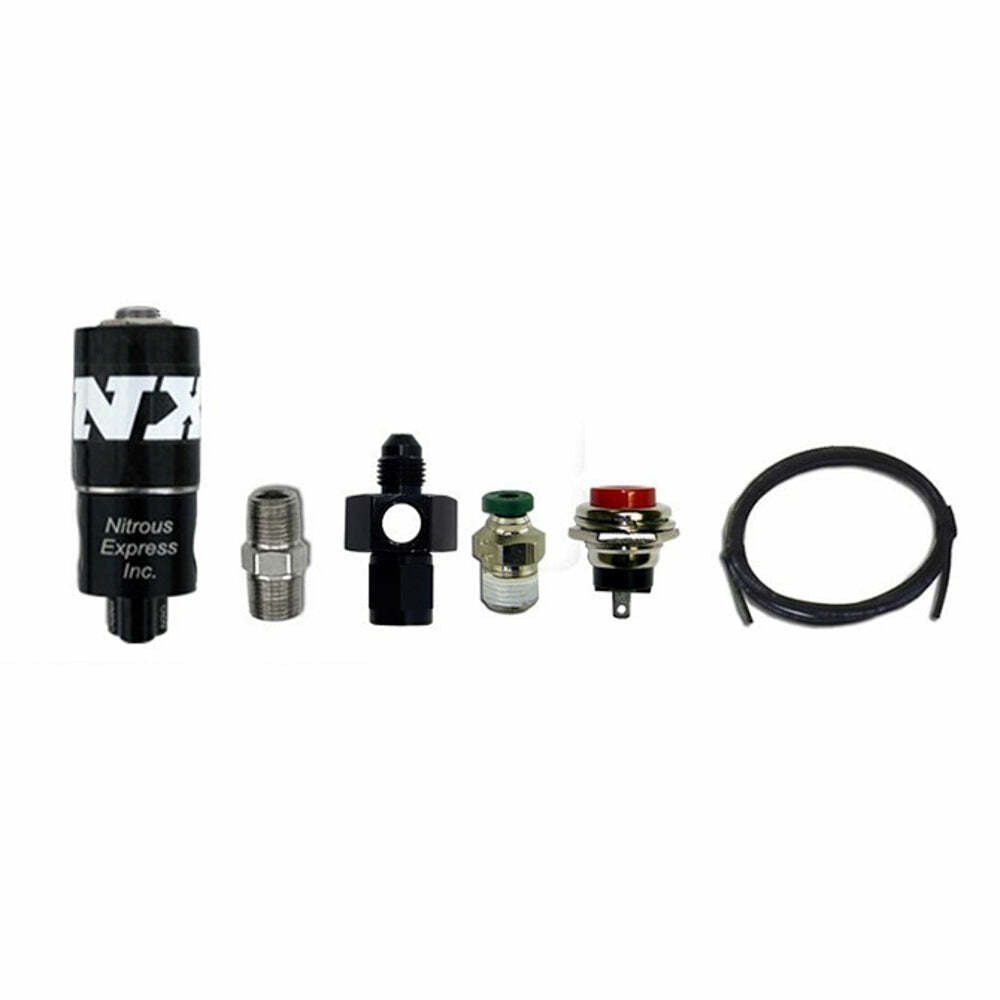 NITROUS EXPRESS Nitrous Purge Valve Kit 4an w/Poly Line 15598