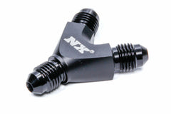 NITROUS EXPRESS Black Billet Y-Fitting 4x4x4 16382