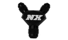 Nitrous Express 10AN x 8AN x 8AN Billet Pure-flo Y Fitting (black) 16390