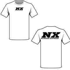 Nitrous Express XL White T-Shirt with Black NX 16515
