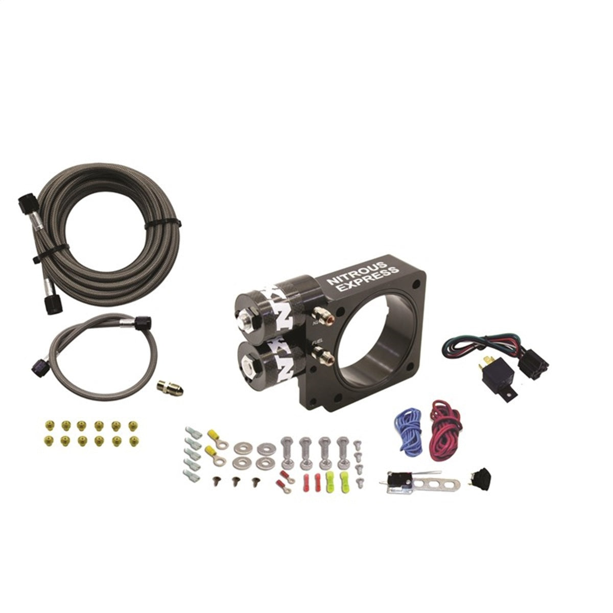 Nitrous Express 5.0L Ford Pushrod Style Engine Nitrous Plate System No Bottle 20955-00