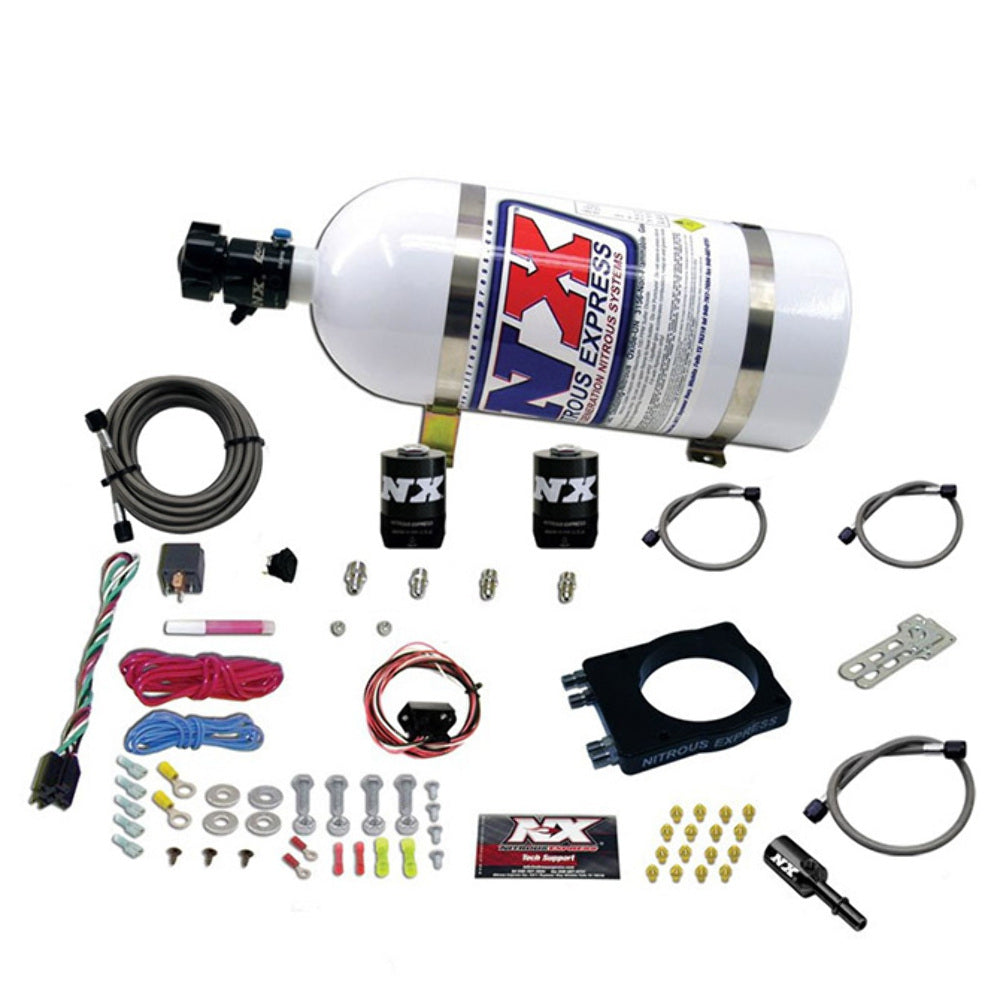 Nitrous Express 90mm Hemi Plate System (50-400Hp) with 10Lb Bottle 20990-10