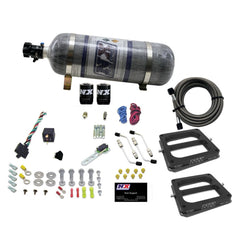 Nitrous Express Dual/dominator/alcohol (50-100-150-200-250-300HP) with Composite Bottle 30275-12
