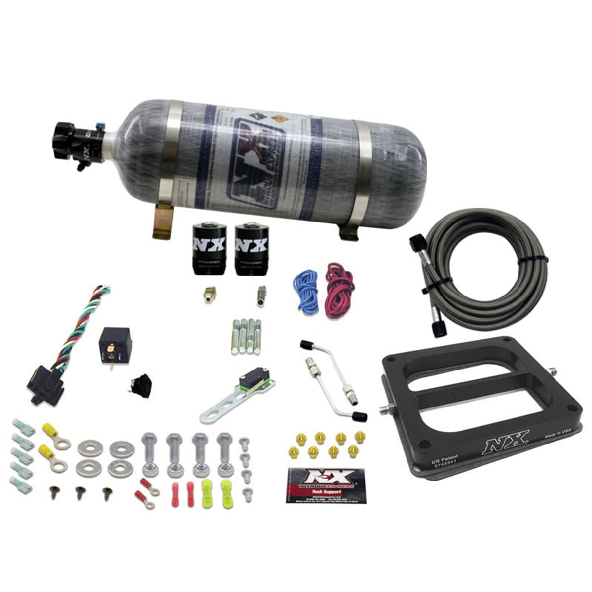 Nitrous Express Dominator alcohol (100-200-300-400-500HP) with Composite Bottle 50075-12