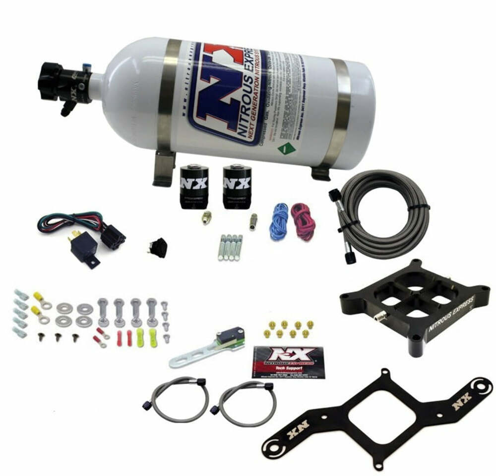 NITROUS EXPRESS Single Entry Nitrous Crossbar Plate System 63040-10