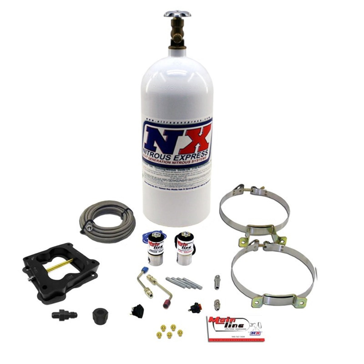 Nitrous Express Mainline Q-jet Carb System with 10LB Bottle ML1002