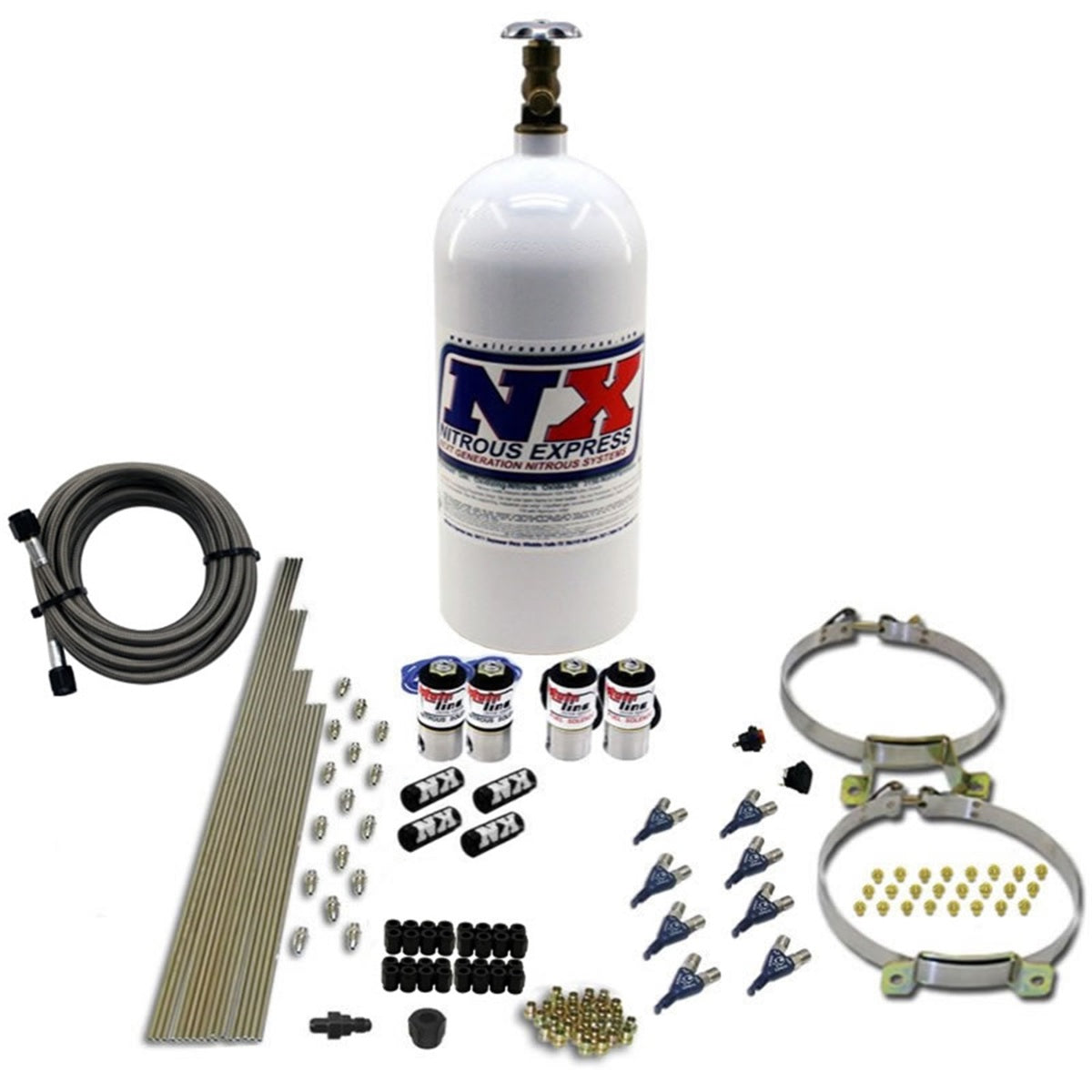 Nitrous Express Mainline Direct Port, EFI Press, with 10LB Bottle ML5000