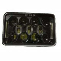 ODX SEALED BEAM CONVERSION 4inch x 7inch 4inch x 5inch BLACK LEDSB46BK