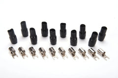 ORION BARRIER SPADE TERMINAL 4 GAUGE #10 GOLD BLACK 10 PCS B4B