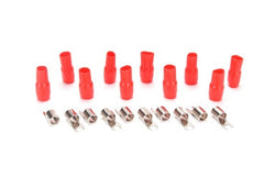 ORION BARRIER SPADE TERMINAL 4 GAUGE  #10 GOLD RED 10 PCS B4R